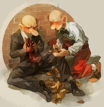 Mort & Phil inspired fanart