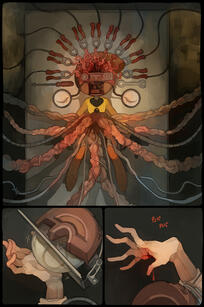 Page example of original comic 'Papercut'