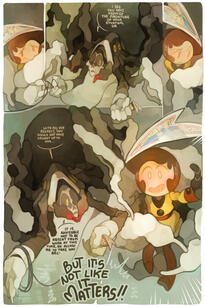 Page example of original comic 'Papercut'