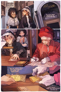 Page example of original comic 'Papercut'