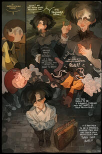 Page example of original comic 'Papercut'