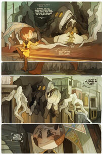 Page example of original comic 'Papercut'